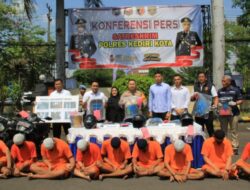 Polres Kediri Kota Ungkap 6 Kasus, Diantaranya Pengeroyokan Hingga Korban Meninggal Dunia