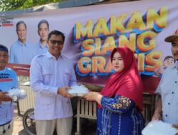 Caleg Gerindra Dapil 3 Turut Jalankan Program Sosialisasi Prabowo-Gibran Dengan Bagikan Makanan dan Susu Gratis