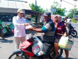 Antusias Warga Terhadap Program Sosialisasi Makan Siang Gratis Caleg Gerindra, H.Zaidani