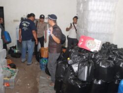 Polres Blitar Kota Amankan Ribuan Liter Miras,Tiga Pekerja Jadi Tersangka