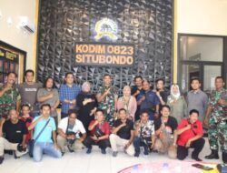 Demi Mempererat Silaturahmi Dengan Wartawan, Dandim 0823 Situbondo Gelar Acara Coffe Morning