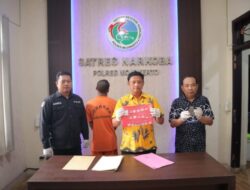 Satresnarkoba Polres Mojokerto Berhasil Amankan Tersangka Jaringan Peredaran Sabu 39.2 Gram