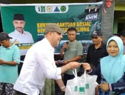 Peduli Bencana, Anggota DPR RI Nasim Khan Bagikan Ratusan Sembako