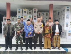 Kapolsek Prenduan Bersama 5 Pilar Lakukan Pengecekan Logistik Pemilu di Kantor Kecamatan Pragaan