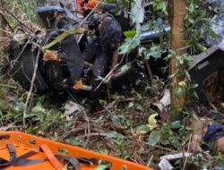 Helikopter Bell 429 PK-WSW Milik PT. IWIP Ditemukan Setelah Hilang Kontak