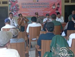 Forkopimcam Gayam Bersama TNI Polri Gelar Acara Deklarasi Cipta Kondisi Bulan Suci Ramadhan 1445 Hijriyah
