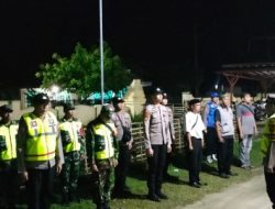 Polsek Raas Gelar Apel Gabungan Kesiapan Takbir Keliling Idul Fitri 1445 H