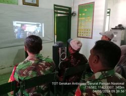 Koramil 0827/20 Sapudi Ikuti Vidio meeting TOT Gerakan Pangan Nasional