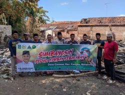 Peduli Sesama, Nasim Khan Instruksikan Tim NKI Bondowoso Sambangi Korban Kebakaran di Cermee