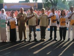 Pj Bupati Bondowoso Hadiri Apel Penyerahan Surat Keputusan Bupati Terkait Pengangkatan CPNS