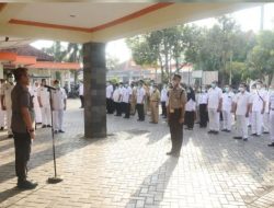 Pj Bupati Bondowoso Pimpin Apel Pagi di RSUD dr. H. Koesnadi