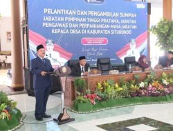 Bupati Situbondo Melantik 12 Pejabat Eselon II dan IV