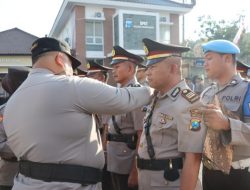 Kapolres Pamekasan Pimpin Sertijab Kasat Lantas dan Kapolsek Jajaran