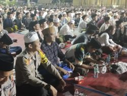 Kapolsek Sapudi Menghadiri Pengajian Umum dan Doa Bersama di Mapolres Sumenep