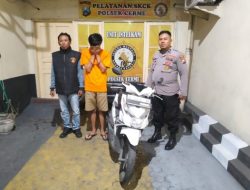 Kurang dari 24 Jam, Polisi Berhasil Tangkap Pelaku Curanmor di Gresik 