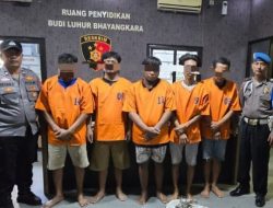 Komplotan Pencuri Kabel Milik PT. Telkom di Asemrowo Surabaya Berhasil Diringkus Polisi