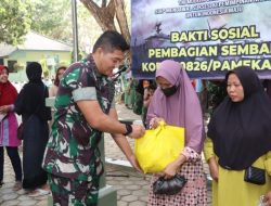 Peringati HUT TNI ke-79, Kodim 0826 Pamekasn Menggelar Kegiatan Bhakti Sosial