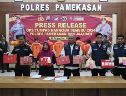 Operasi Tumpas Narkoba Semeru, Polres Pamekasan Mengamankan 8 Pengedar dan 1 Pengguna Narkoba