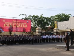 Polres Pamekasan Gelar Upacara Hari Kesaktian Pancasila, “Bersama Pancasila Kita Wujudkan Indonesia Emas”
