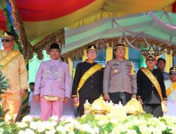 Kapolres Hadiri Upacara Peringatan HUTDA Kabupaten Buol Ke-25 Tahun