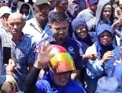 Iring-iringan Massa Aksi Paslon Arjuna Nomor Urut 5 Diduga Lakukan Kampanye Terselubung Bawaslu Tutup Mata