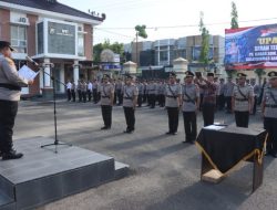 Kapolres Pimpin Langsung Serah Terima Jabatan 6 Pejabat Utama Polres Pamekasan