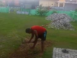 Koramil 0827 Raas Terus Berinovasi Membangun Kantor Layak Huni
