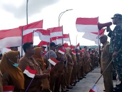 Kepala Upp Kelas lll Sapudi Apresiasi Kirab Bendera Massal di Tréstle Pelabuhan