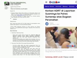 Kuasa Hukum SNA Layangkan Somasi ke DetikOne soal Pemberitaan