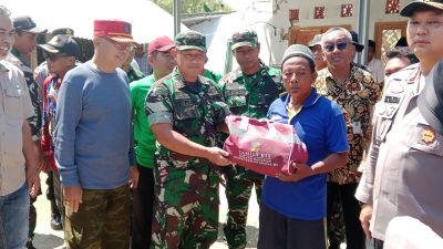 Pasca Gempa Sapudi, Dandim 0827 Sumenep Sambangi Korban Terdampak