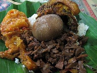 Ilustrasi sarapan pagi di Malioboro